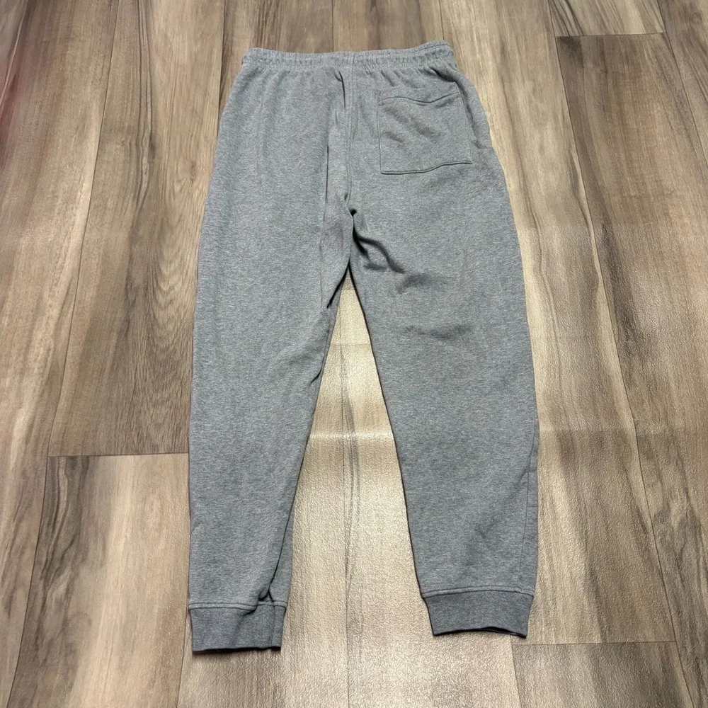 Jordan Mens Fleece Jogger Sweatpants Heather Gray Jumpman Logo Size M 1372